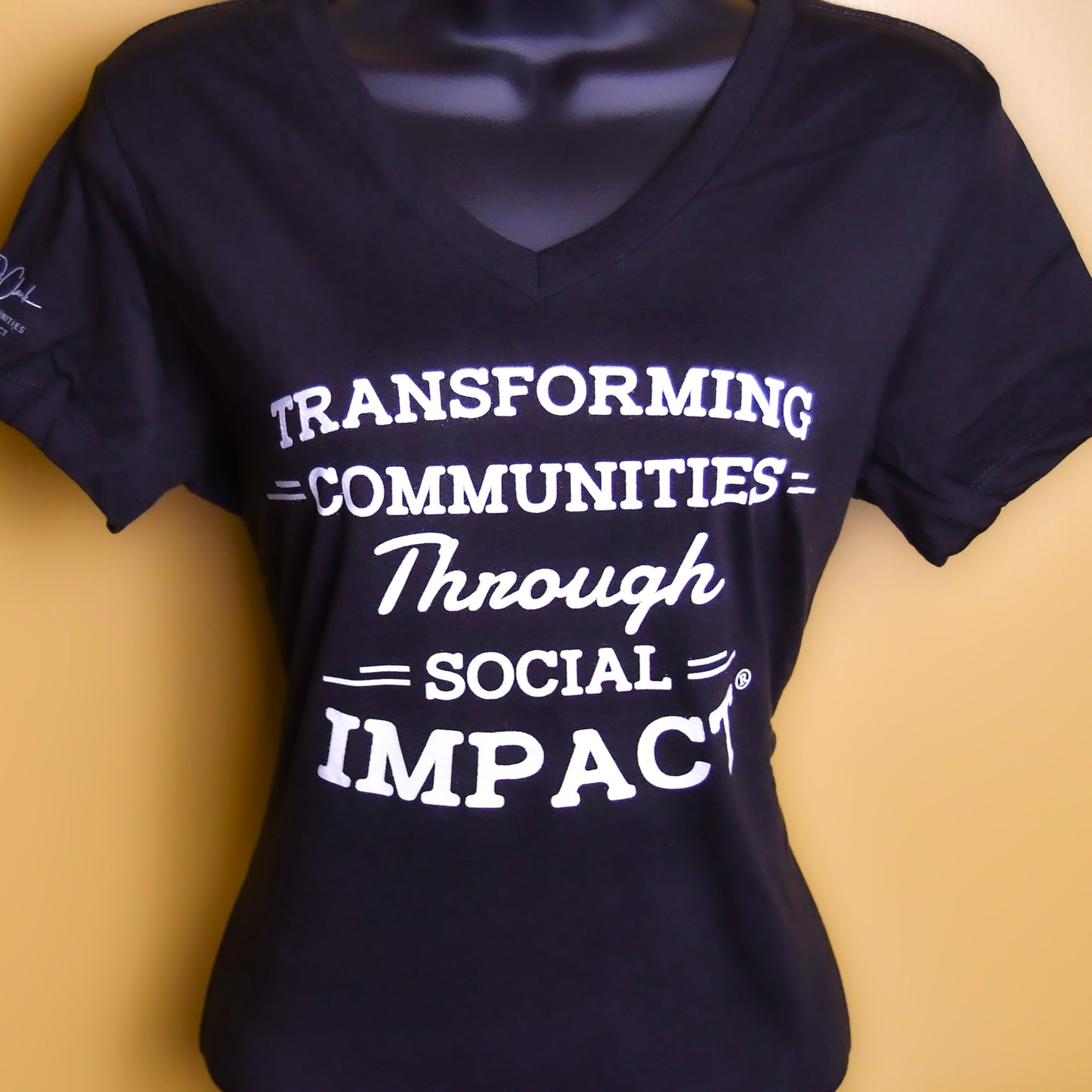 Women's Transforming Communities Short Sleeve V-Neck T-Shirt