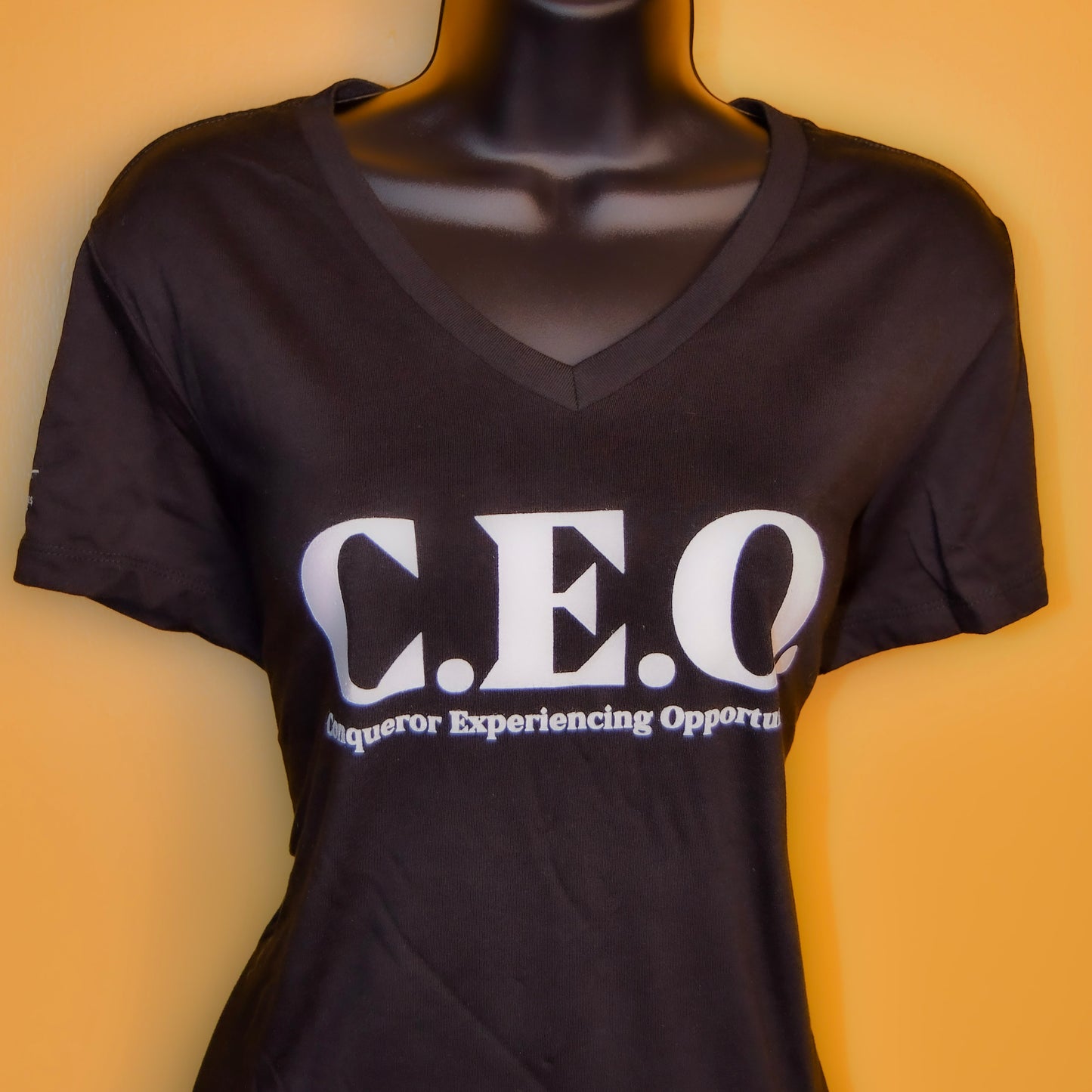 Women's CEO Short Sleeve V-Neck T-Shirt