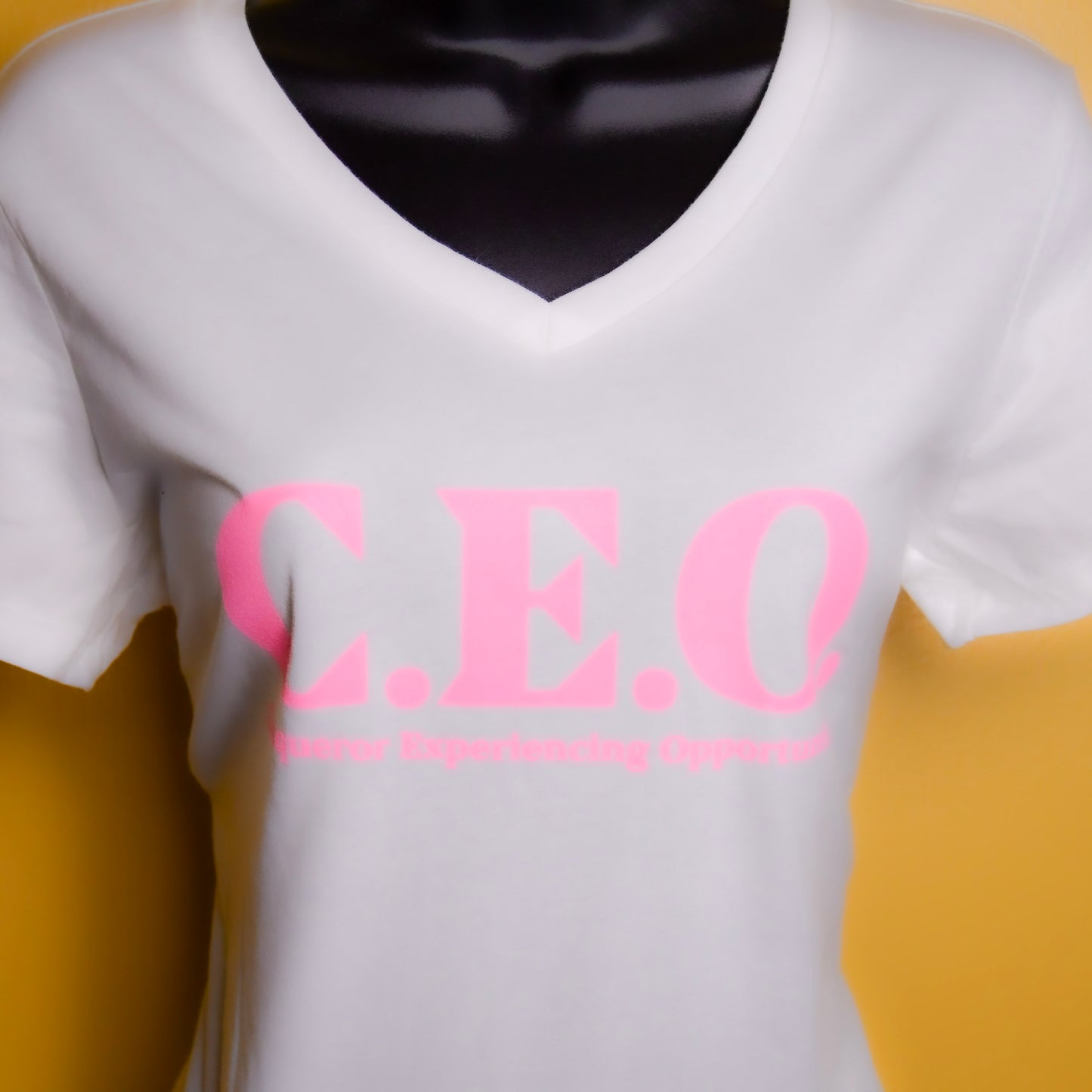 Women's CEO Short Sleeve V-Neck T-Shirt