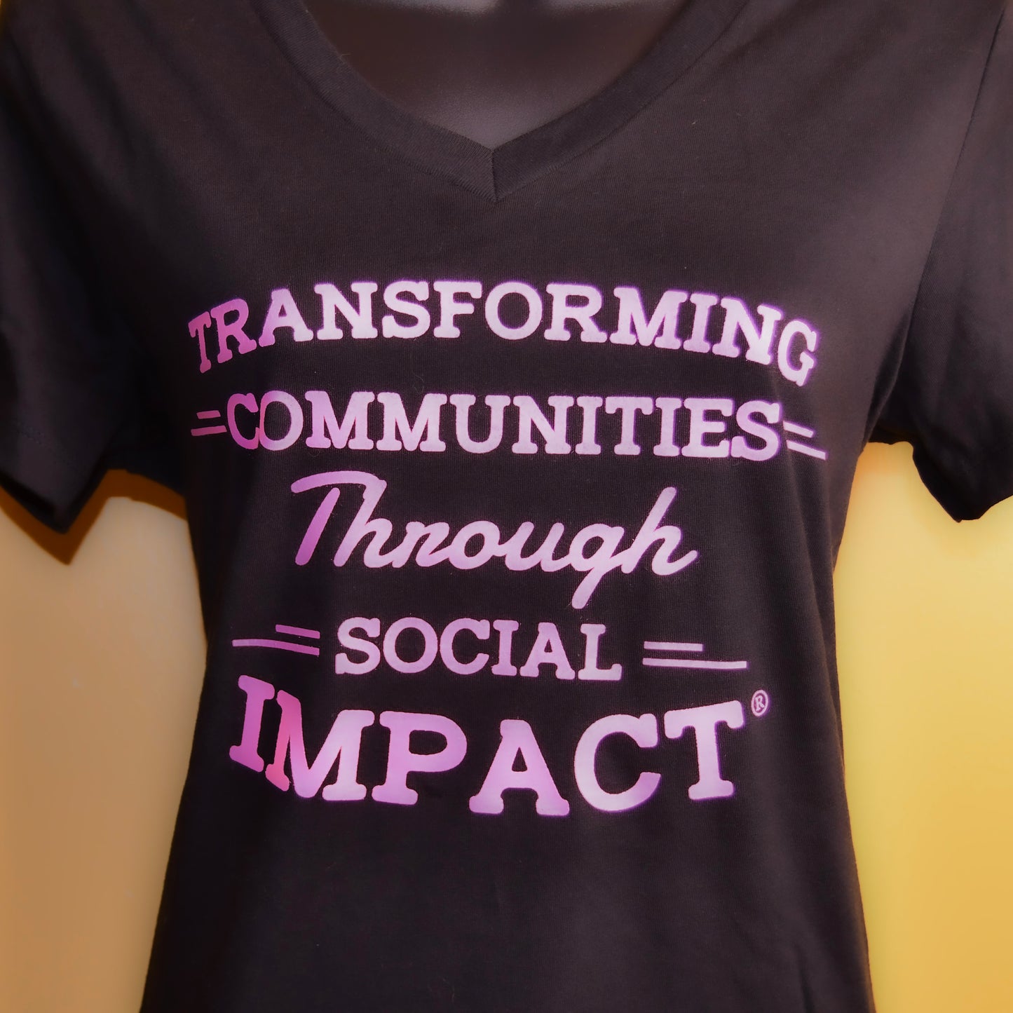 Women's Transforming Communities Short Sleeve V-Neck T-Shirt