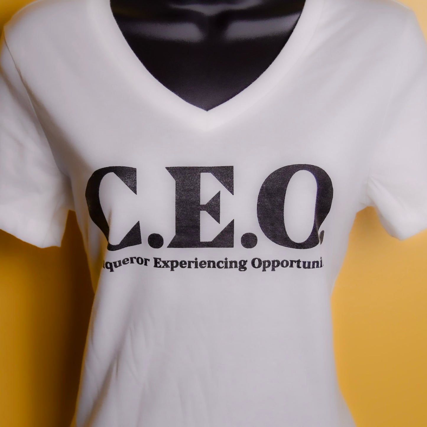 Women's CEO Short Sleeve V-Neck T-Shirt